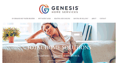 Desktop Screenshot of genesishomeservices.com